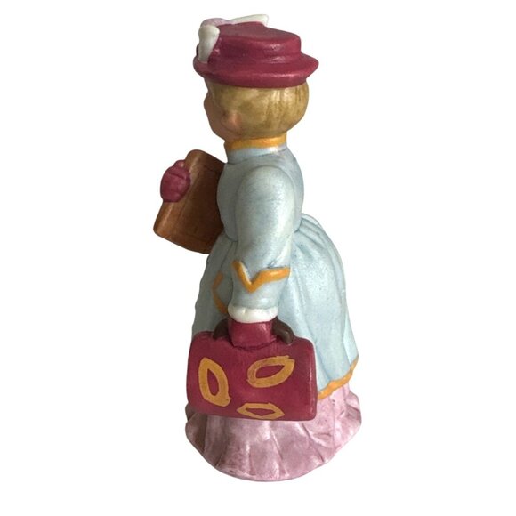 Vintage Lefton, Libby Thatcher Teacher 1994 Porcelain Figurine Colonial Village - Picture 5 of 7